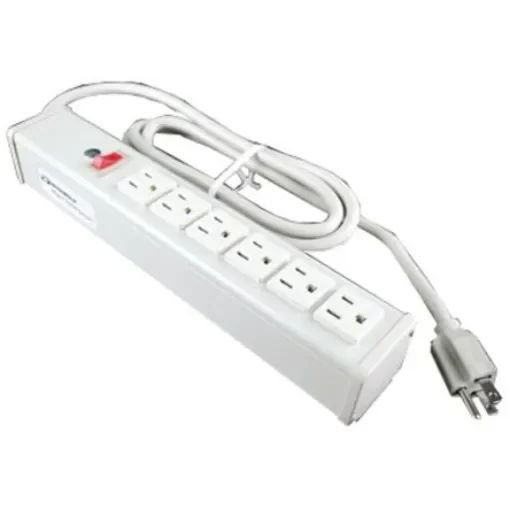 Wiremold 1.8m 6 Socket NEMA 5-15R Extension Lead, 120 V - 8361586 product image