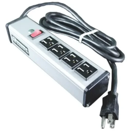 Wiremold 1.8m 4 Socket NEMA 5-15R Extension Lead, 120 V - 8361637 product image