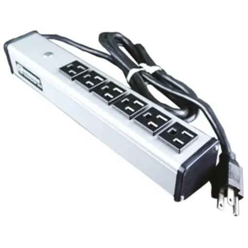 Wiremold 1.8m 6 Socket NEMA 5-15R Extension Lead, 120 V - 8361662 product image