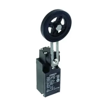 Omron D4N Series Adjustable Roller Lever Limit Switch, 1NC/1NO, IP67, DPST, Plastic Housing - D4N-112H product image