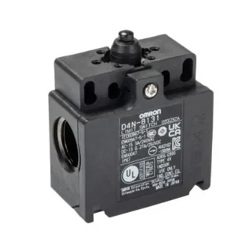 Omron D4N Series Plunger Limit Switch, NO/NC, IP67, DPST - D4N-8131 product image