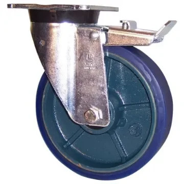 LAG Braked Swivel Castor Wheel, 350kg Capacity, 100mm Wheel - 37405FR product image