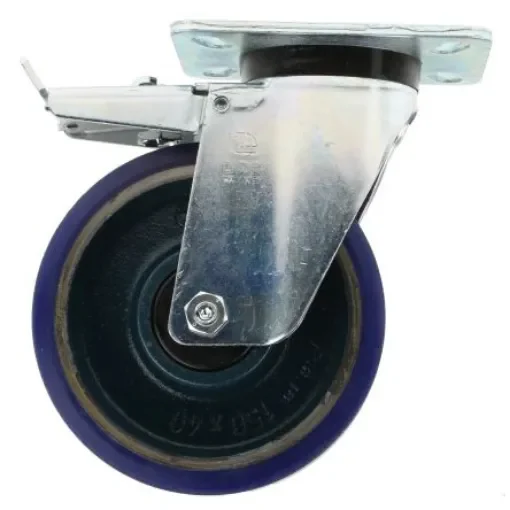 LAG Braked Swivel Castor Wheel, 450kg Capacity, 150mm Wheel - 37413FR product image