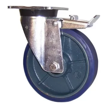 LAG Braked Swivel Castor Wheel, 850kg Capacity, 200mm Wheel - 37419FR product image