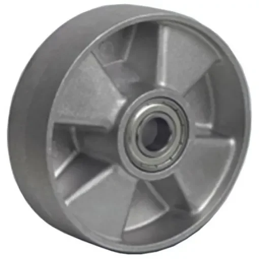 LAG Grey Aluminium High Temperature Resistant, Low Rolling Resistance Trolley Wheel, 500kg - 39036CC product image