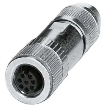 BALLUFF Circular Connector, 8 Contacts, M12 Connector, Socket, Female, IP67 - BKS-S115-00 product image