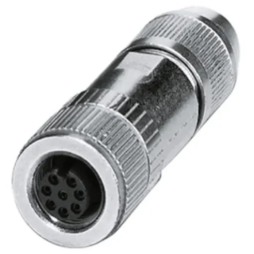BALLUFF Circular Connector, 8 Contacts, M12 Connector, Socket, Female, IP67 - BKS-S115-00 product image