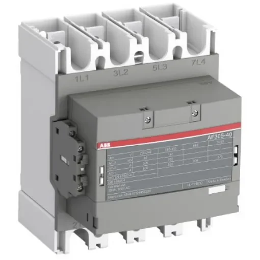 ABB AF305 AF Contactor, 230 V ac Coil, 4-Pole, 500 A, 160 kW, 4NO, 1 kV - 1SFL587102R1311 product image