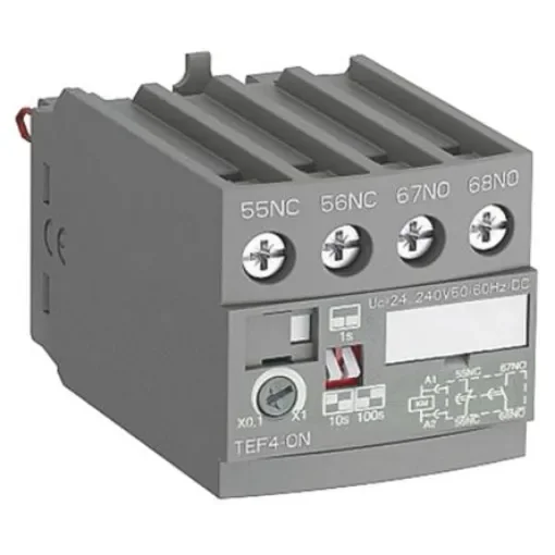 ABB AF Range TEF4 Contactor Relay, 2-Pole, 3 A, 1NO + 1NC, 240 V ac - 1SBN020112R1000  TEF4-ON product image