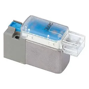 SMC 3 Pneumatic Solenoid Valve - Solenoid/Spring V100 Series 24V dc - V114A-5LOU product image