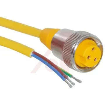 Turck Straight Female 3 way 7/8 in Circular to Unterminated Sensor Actuator Cable, 2m - RKM 30-2M product image