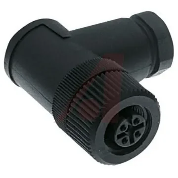 Turck Circular Connector, 4 Contacts, Cable Mount, M12 Connector, Plug, Female, IP67, B Series - B 8241-0/PG 9 product image