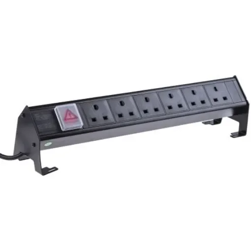 RS PRO Type G - British 6 Gang Power Distribution Unit, 3m Cable - 8399806 product image
