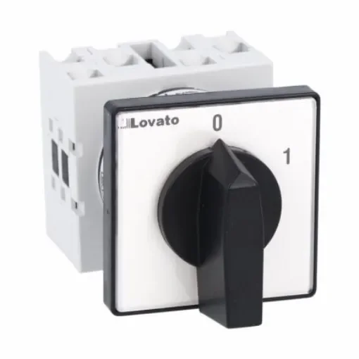 Lovato, DP 2 Position 60° On-Off Cam Switch, 690V ac, 20A, Knob Actuator - GX2091U product image