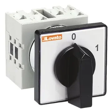 Lovato, 3P 2 Position 60° On-Off Cam Switch, 20A, Knob Actuator - GX2010U product image
