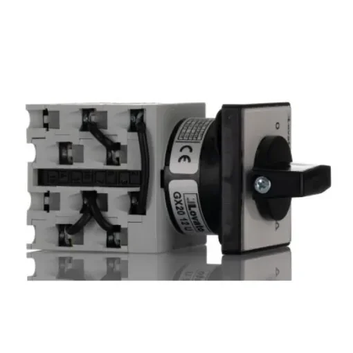 Lovato, 4P 3 Position 60° Star Delta Cam Switch, 690V ac, 20A, Knob Actuator - GX2012U product image