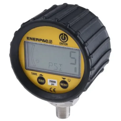 Enerpac G 1/4 Digital Pressure Gauge 1380bar Bottom Entry 70mm Outside Diameter - DGR2 product image