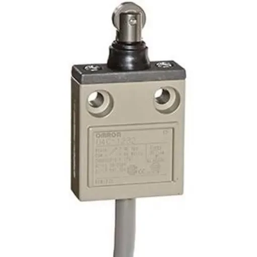 Omron Roller Plunger Limit Switch, NO/NC, IP67, SPDT, 125V ac Max, 100mA Max - D4C-4232 product image