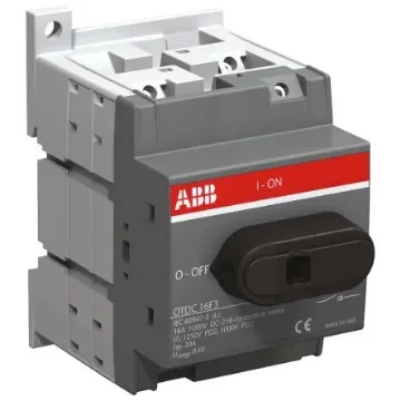 ABB 3P Pole Isolator Switch - 25A Maximum Current, IP20 - OTDC25F3  1SCA121458R1001 product image