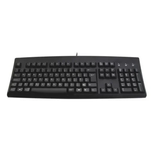 Ceratech Wired USB Keyboard, QWERTY (UK), Black - KYBAC260-UBLKEUR product image