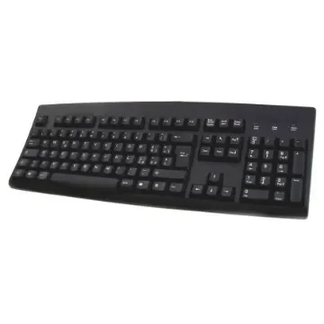 Ceratech Wired PS/2, USB Keyboard, QWERTY (Italy), Black - KYBAC260UP-BKIT product image