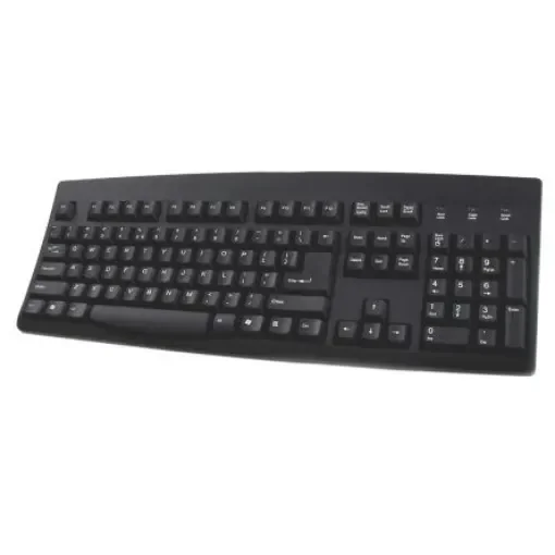 Ceratech Wired USB Keyboard, QWERTY (US), Black - KYBAC260UP-BKUS product image