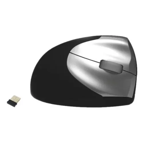 Ceratech Upright Mouse 2 3 Button Wireless Upright Optical Mouse Black - MOU-UPRIGHT2RFBK product image