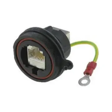 Bulgin PX0 Series Female RJ45 Connector, Panel Mount, Cat5e Straight - PX0833/E product image