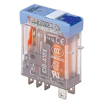 Turck Plug In Power Relay, 12V ac Coil, 10A Switching Current, SPDT - C10-A10X/012VAC product image