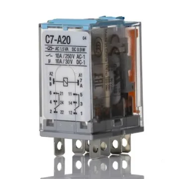 Turck Plug In Power Relay, 24V dc Coil, 10A Switching Current, DPDT - C7-A20/024VDC product image