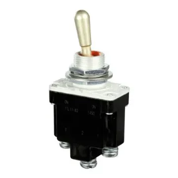 Honeywell Toggle Switch, Panel Mount, On-On, DPDT, Screw Terminal - 2TL1-3 product image