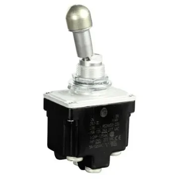 Honeywell Toggle Switch, Panel Mount, On-On, DPDT, Screw Terminal - 2TL1-3G product image