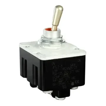 Honeywell Toggle Switch, Panel Mount, On-On, 4PDT, Screw Terminal - 4TL1-3 product image