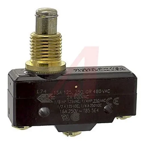Honeywell Plunger Micro Switch, Screw Terminal, 15 A, SP-CO - BZ-2RQ66 product image