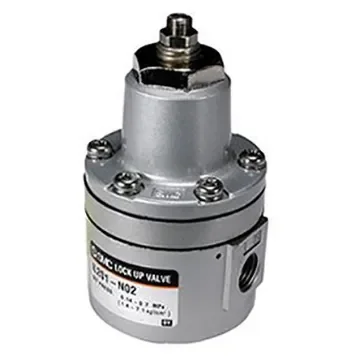 SMC 2/2 Pneumatic Manual Control Valve IL Series, NPT 1/4, 1/4, III B - IL201-N02 product image