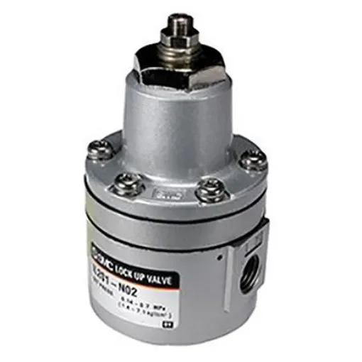 SMC 2/2 Pneumatic Manual Control Valve IL Series, NPT 1/4, 1/4, III B - IL201-N02 product image