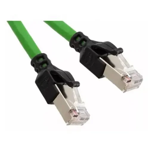 HARTING, 5m Cat5e, Green RJ45 to Male RJ45 Male, SF/UTP Shielded, Terminated PUR Sheath - 09459711106 product image