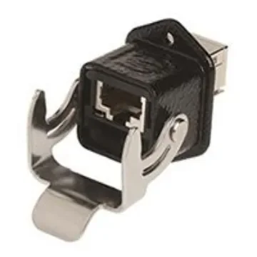 HARTING Han 3A RJ45 Series Female RJ45 Connector, Panel Mount, Cat6 Straight 8 -Way - 09452151561 product image