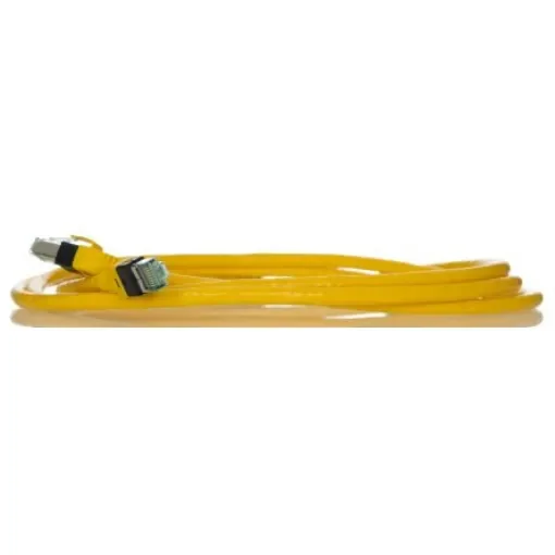 HARTING, 2m Cat6, Yellow RJ45 to Male RJ45 Male, SF/UTP Shielded, Terminated PUR Sheath - 09474747111 product image