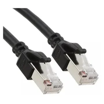 HARTING, 10m Cat5e, Black RJ45 to Male RJ45 Male, SF/UTP Shielded, Terminated LSZH, PUR Sheath - 09459711132 product image