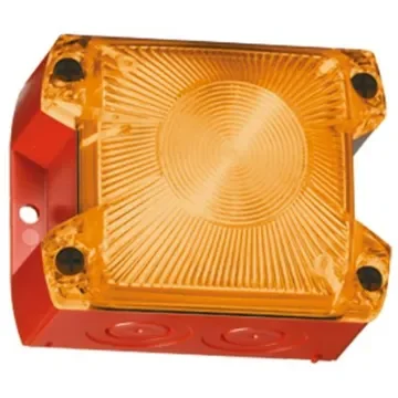 Pfannenberg PY X-S-05 Series Amber Flashing Beacon, 24 V dc, Panel Mount, Xenon Bulb - 21510804000 product image