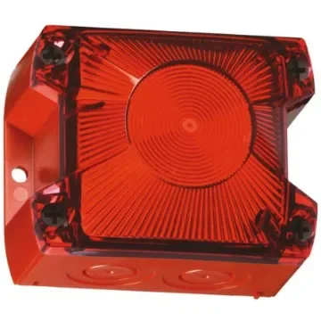 Pfannenberg PY X-S-05 Series Red Flashing Beacon, 24 V dc, Panel Mount, Xenon Bulb - 21510805000 product image