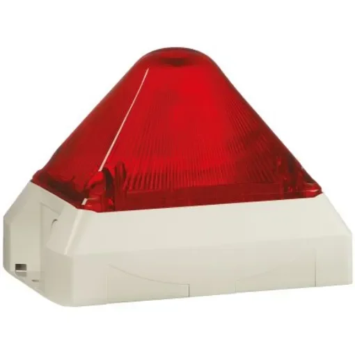 Pfannenberg PY X-M-05 Series Red Flashing Beacon, 230 V ac, Panel Mount, Xenon Bulb - 21550105055 product image
