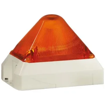 Pfannenberg PY X-M-05 Series Amber Flashing Beacon, 24 V ac/dc, Panel Mount, Xenon Bulb - 21550814055 product image