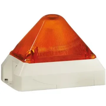 Pfannenberg PY X-M-10 Series Amber Flashing Beacon, 24 V ac/dc, Panel Mount, Xenon Bulb - 21551814055 product image