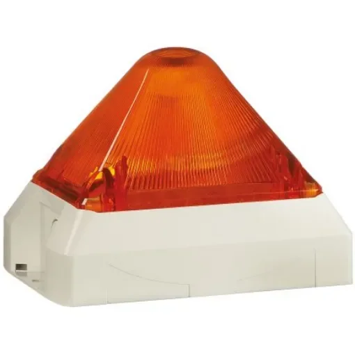 Pfannenberg PY X-M-10 Series Amber Flashing Beacon, 24 V ac/dc, Panel Mount, Xenon Bulb - 21551814055 product image