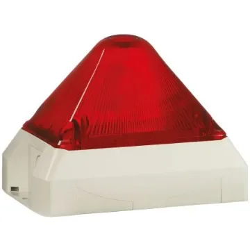 Pfannenberg PY X-M-10 Series Red Flashing Beacon, 24 V ac/dc, Panel Mount, Xenon Bulb - 21551815055 product image
