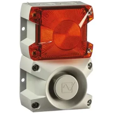 Pfannenberg PA X 1-05 Series Amber Sounder Beacon, 230 V ac, Base Mount, 100dB at 1 Metre - 23311104055 product image