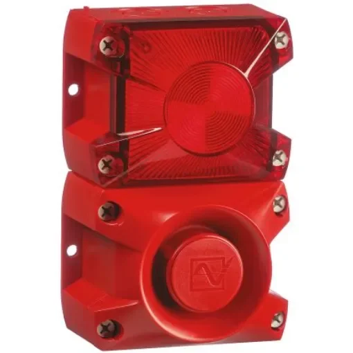 Pfannenberg PA X 1-05 Series Red Sounder Beacon, 230 V ac, Base Mount, 100dB at 1 Metre - 23311105000 product image