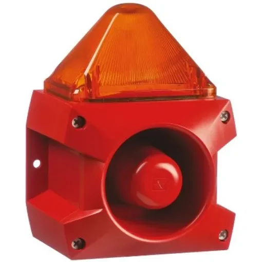 Pfannenberg PA X 5-05 Series Amber Sounder Beacon, 24 V dc, Base Mount, 100dB at 1 Metre - 23351804000 product image